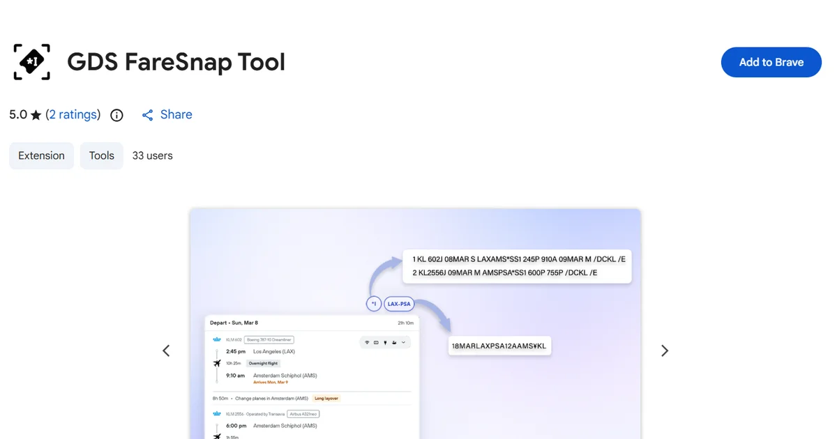 FareSnap - Automatizare GDS